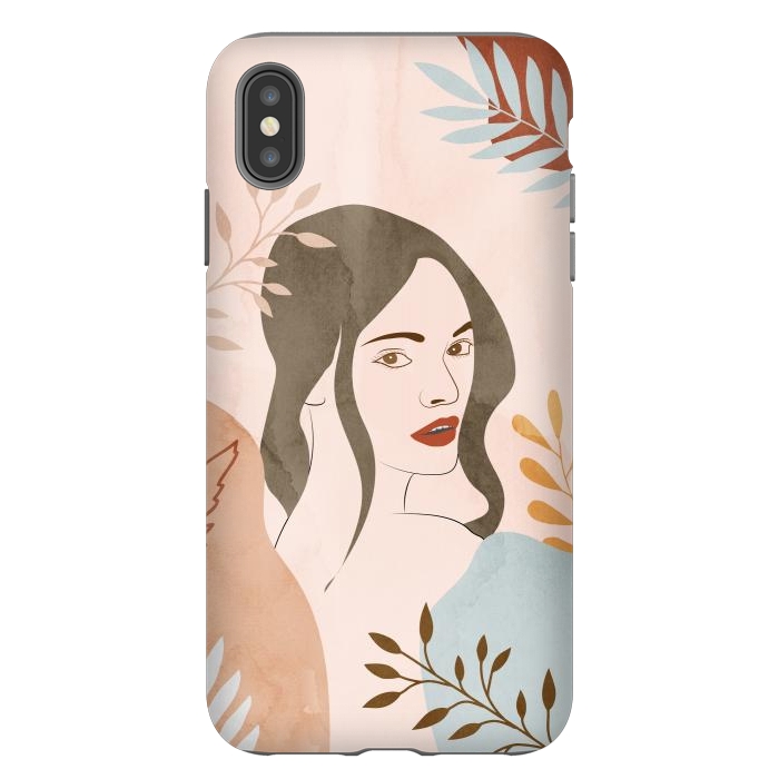 iPhone Xs Max StrongFit Cute Lady Looing at You by Creativeaxle