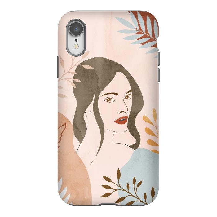 iPhone Xr StrongFit Cute Lady Looing at You by Creativeaxle