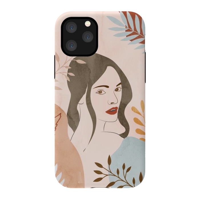 iPhone 11 Pro StrongFit Cute Lady Looing at You by Creativeaxle