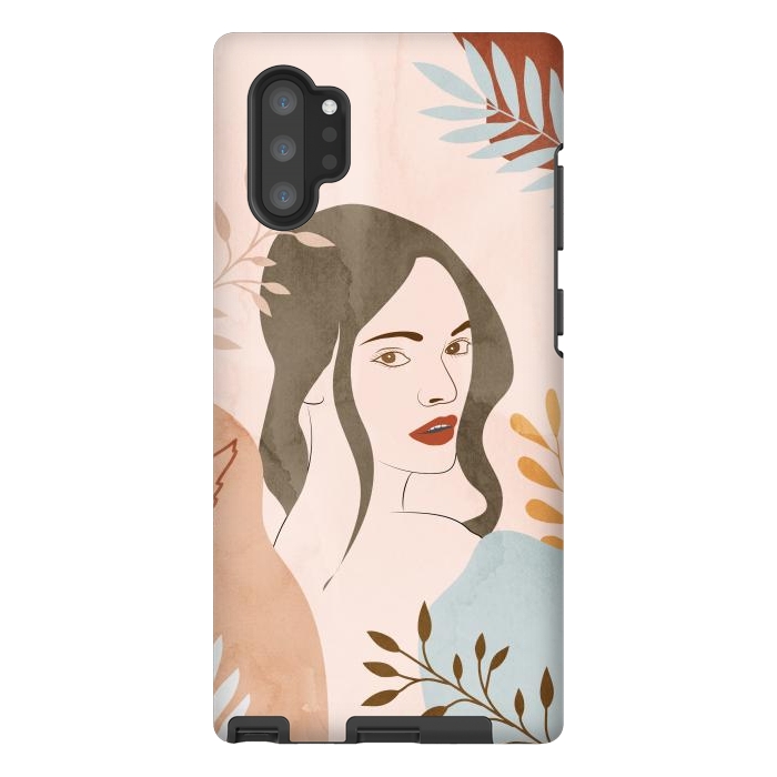 Galaxy Note 10 plus StrongFit Cute Lady Looing at You by Creativeaxle