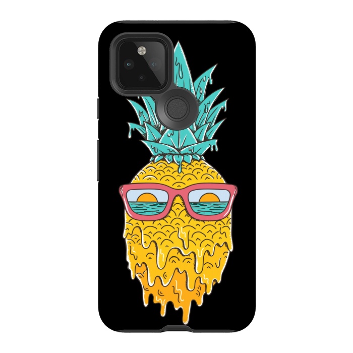 Pixel 5 StrongFit Pineapple Summer by Coffee Man