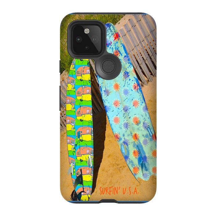 Pixel 5 StrongFit Surfin USA by Bettie * Blue