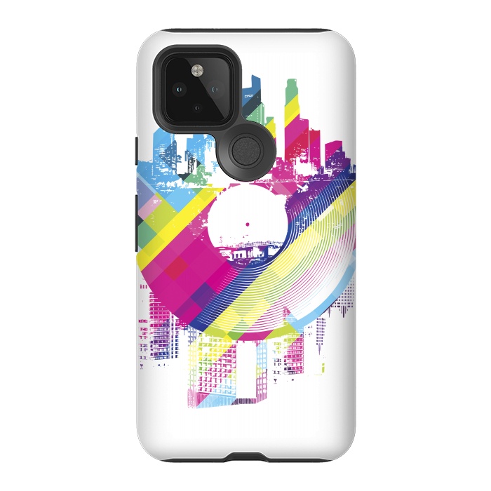 Pixel 5 StrongFit Urban Vinyl Colorful by Sitchko