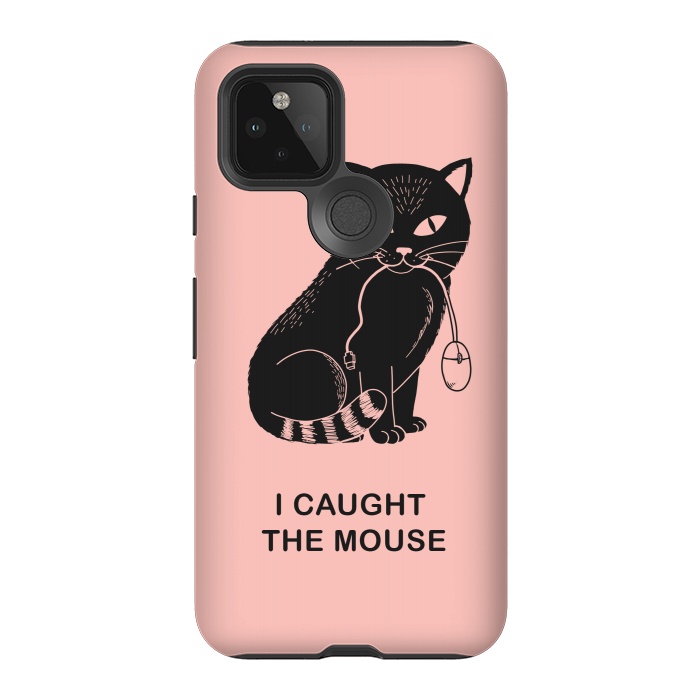 Pixel 5 StrongFit I caugth the mouse rose by Coffee Man