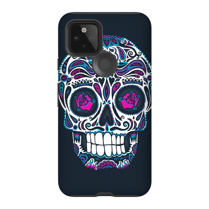 Pixel 5 StrongFit Calavera IV Neon  by Wotto
