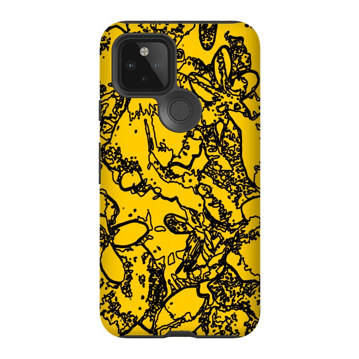 Pixel 5 StrongFit Yellow Bumble by Zala Farah