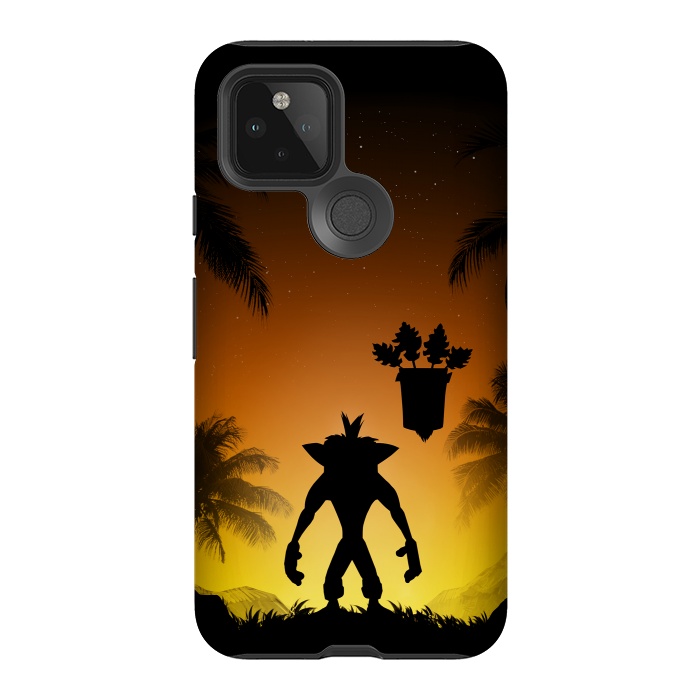 Pixel 5 StrongFit Protector of the island by Denis Orio Ibañez