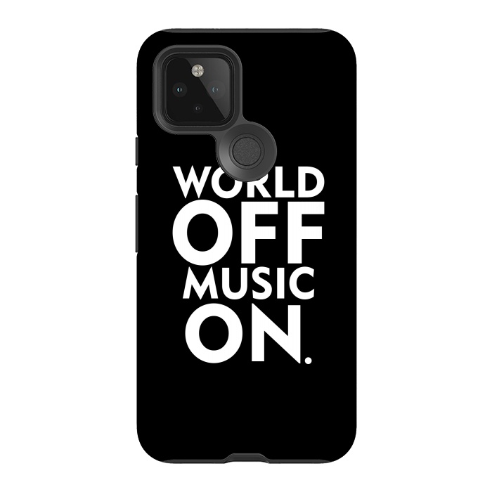 Pixel 5 StrongFit World Off Music On by Dhruv Narelia