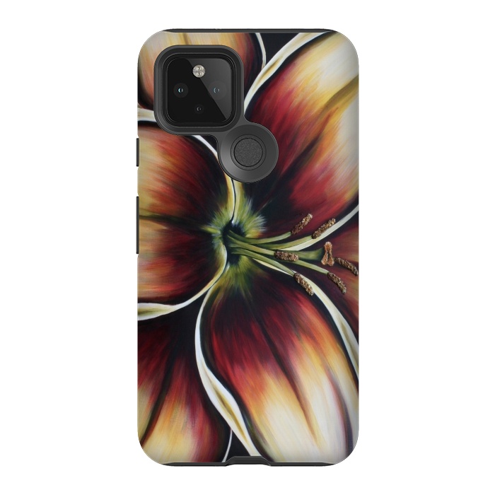 Pixel 5 StrongFit Sunset Lily by Denise Cassidy Wood