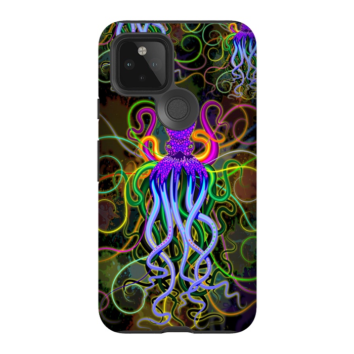 Pixel 5 StrongFit Octopus Psychedelic Luminescence by BluedarkArt