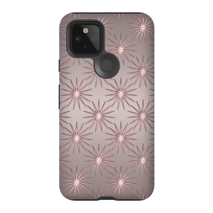 Pixel 5 StrongFit Shimmering Rose Gold Sun  by Andrea Haase