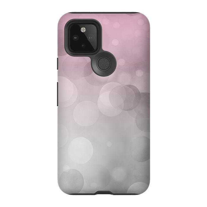 Pixel 5 StrongFit Floating Lense Flares In Grey And Pink by Andrea Haase
