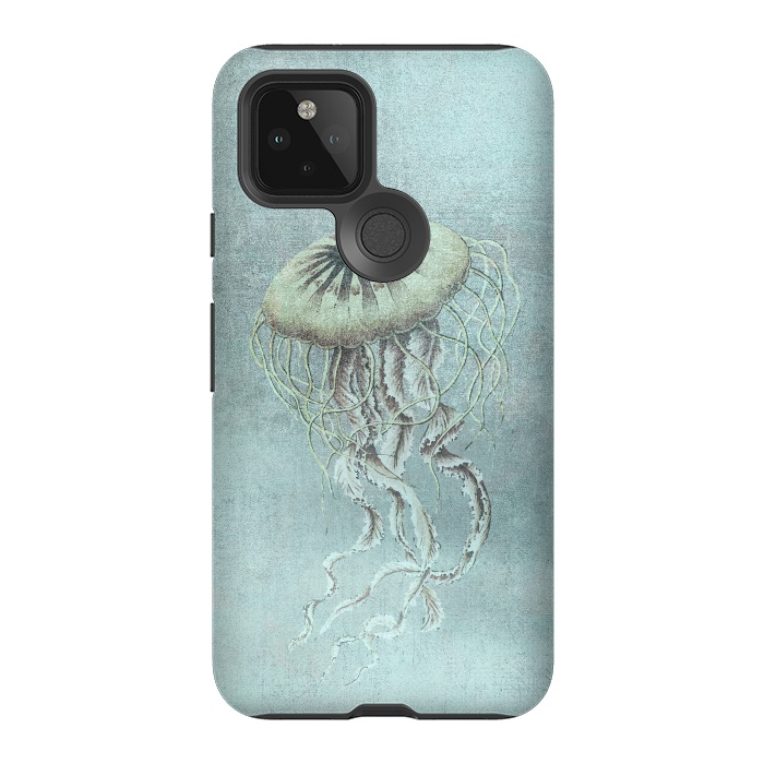 Pixel 5 StrongFit Underwater Jellyfish by Andrea Haase