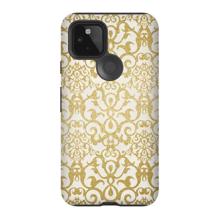 Pixel 5 StrongFit Golden Ornament Elegance by Andrea Haase