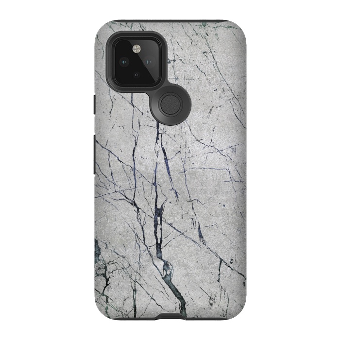 Pixel 5 StrongFit Marbled Concrete by Andrea Haase