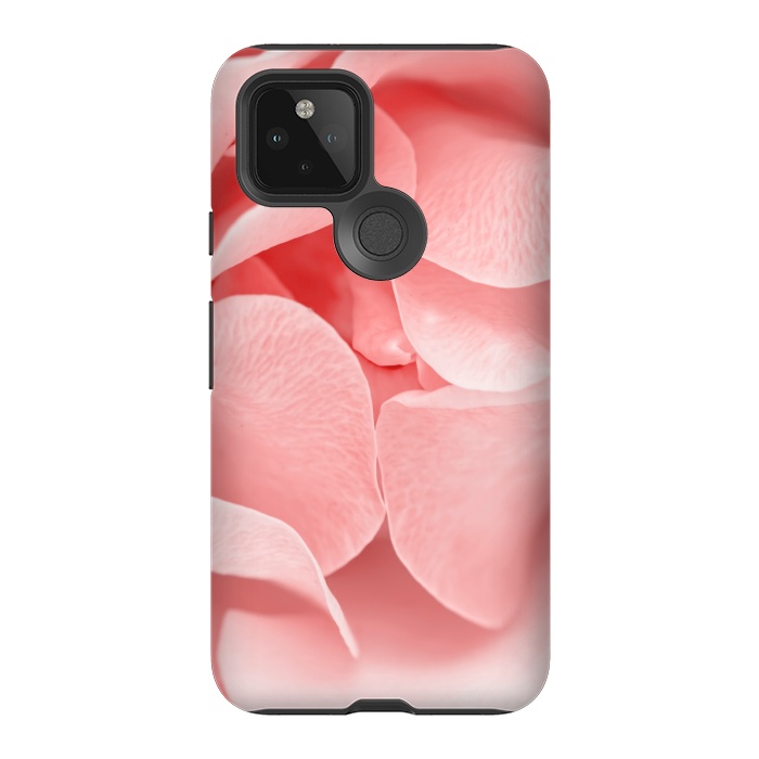 Pixel 5 StrongFit Pink Rose Blossom by  Utart