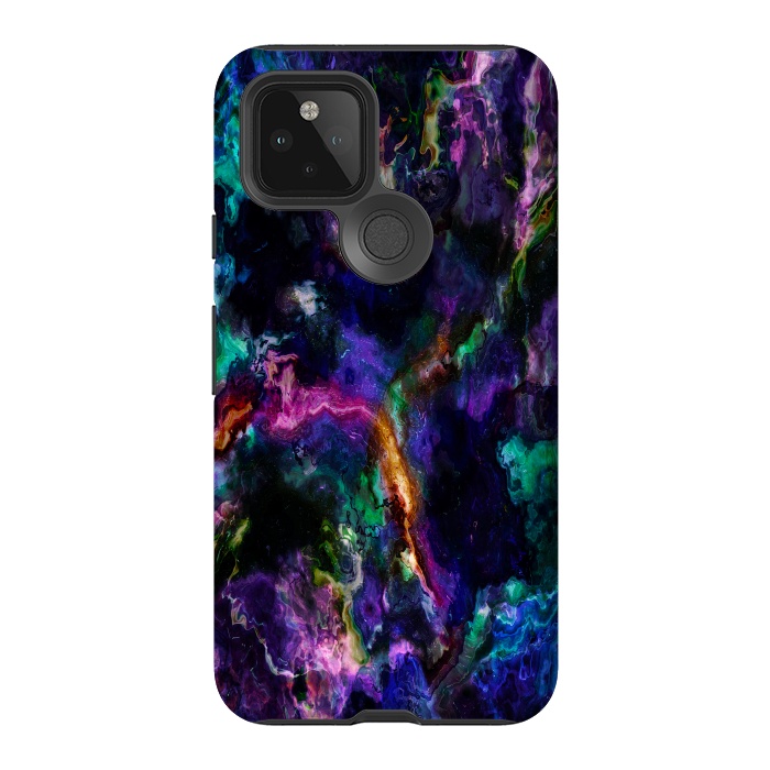 Pixel 5 StrongFit Colorful marble by haroulita