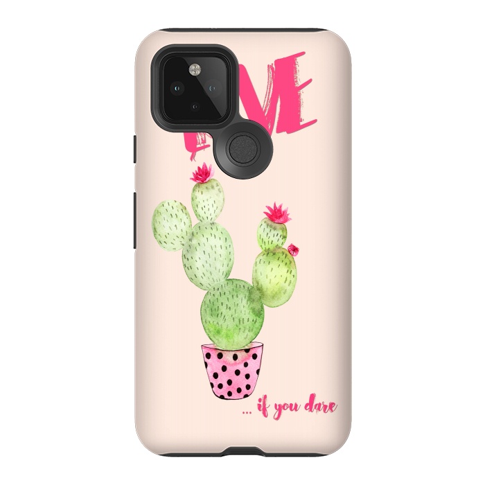 Pixel 5 StrongFit Love if you dare- Cactus by  Utart