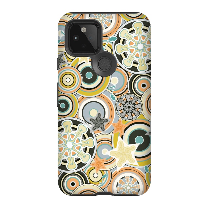 Pixel 5 StrongFit Glam Boho Rock in Navy and Green by Paula Ohreen