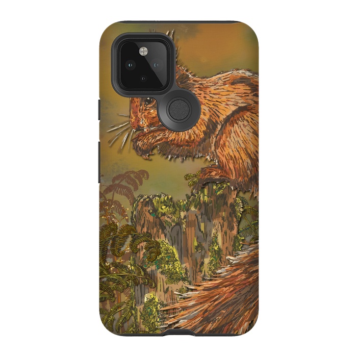 Pixel 5 StrongFit September Squirrel by Lotti Brown
