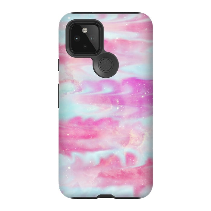 Pixel 5 StrongFit Pink blue  by Jms