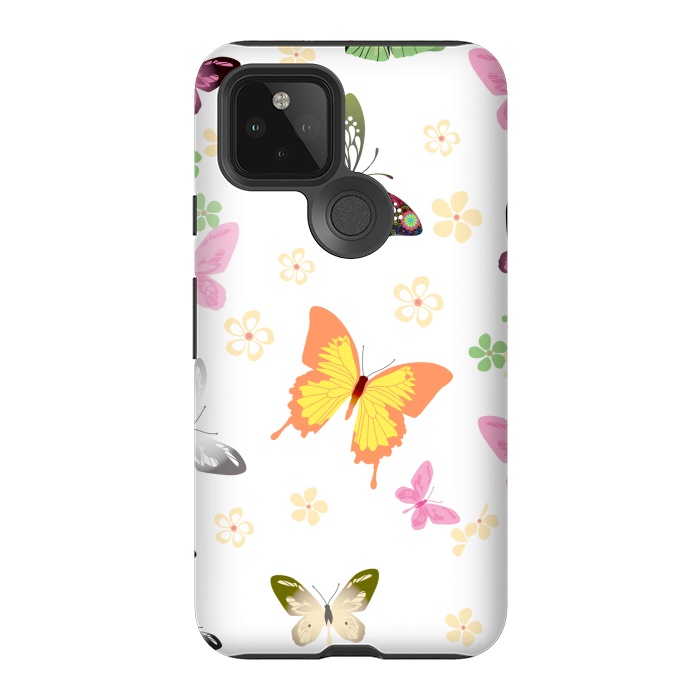Pixel 5 StrongFit Butterflies (colorful butterflies) 3 by Bledi
