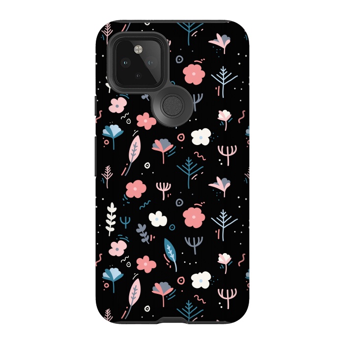 Pixel 5 StrongFit Whimsical Floral by Allgirls Studio