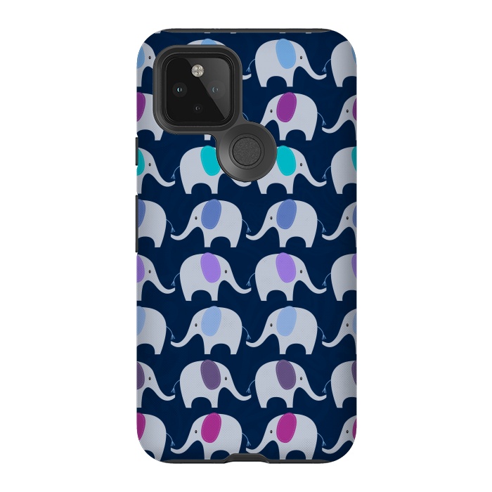 Pixel 5 StrongFit Marching Elephants by Noonday Design