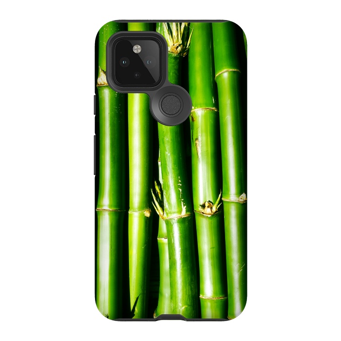 Pixel 5 StrongFit Bamboo Zen Green Nature by BluedarkArt