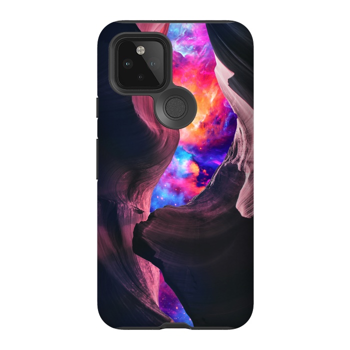 Pixel 5 StrongFit Grand Canyon with Colorful Space Collage by Art Design Works