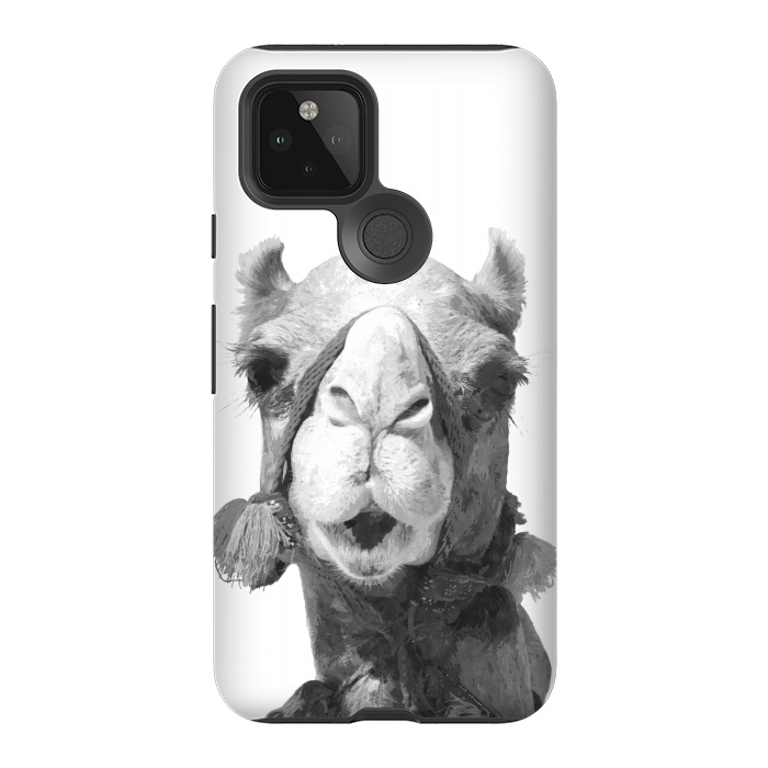 Pixel 5 StrongFit Black and White Camel by Alemi