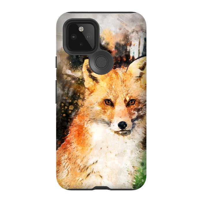 Pixel 5 StrongFit Clever Fox by Creativeaxle