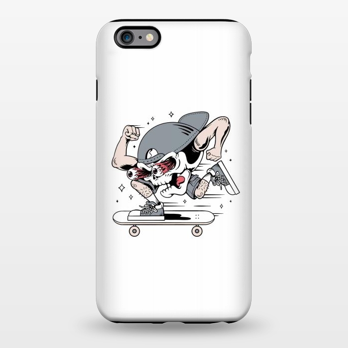 iPhone 6/6s plus StrongFit Skull Skateboarding 1 by Afif Quilimo