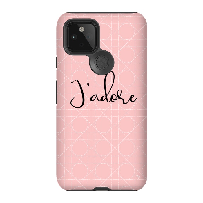 Pixel 5 StrongFit Pink J'adore by Martina