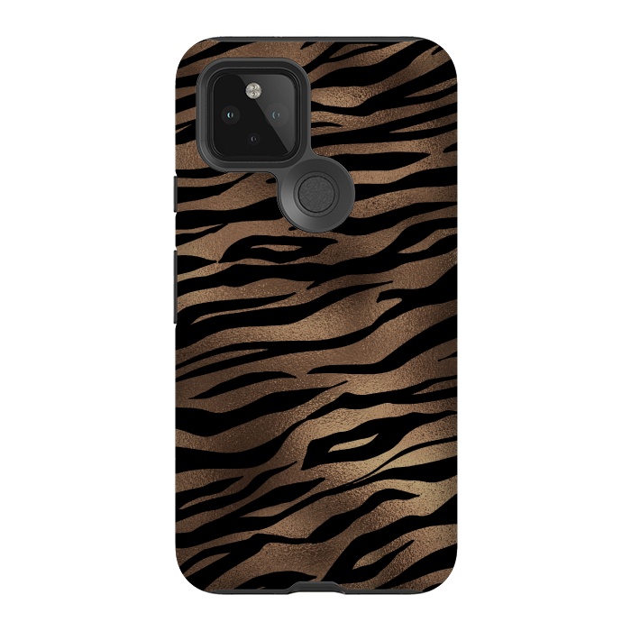 Pixel 5 StrongFit Mocca and Black Tiger Fur by  Utart