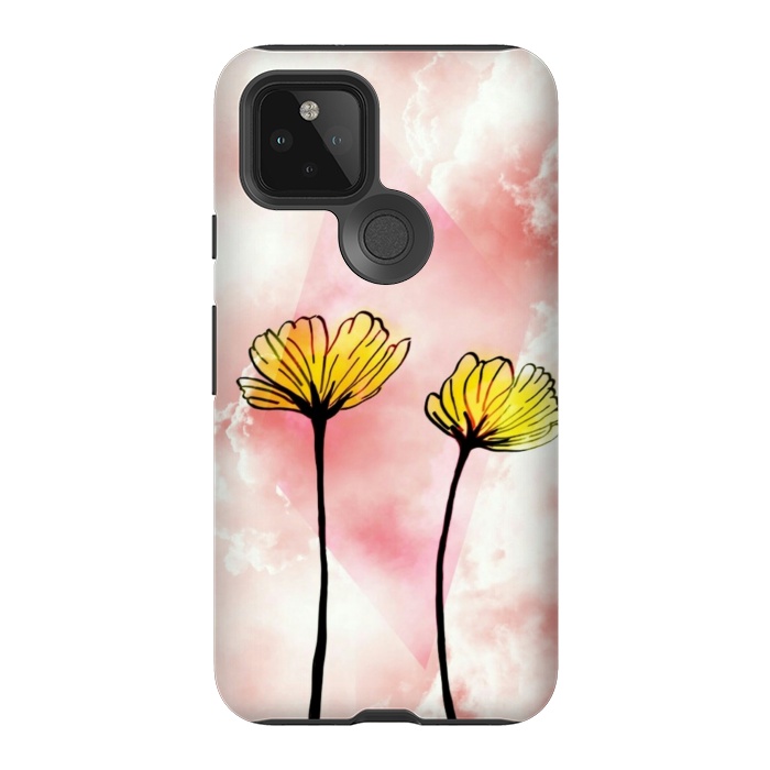 Pixel 5 StrongFit Yellow flowers by CAS