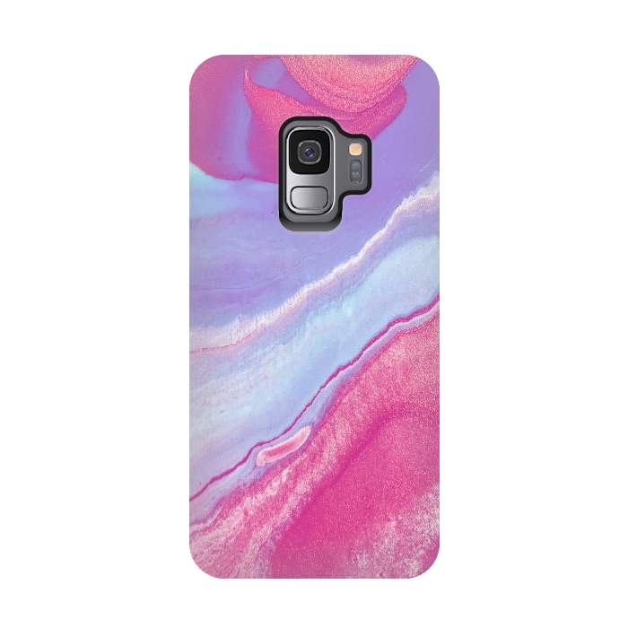 Galaxy S9 StrongFit Pink Wave by Ashley Camille