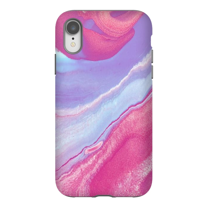 iPhone Xr StrongFit Pink Wave by Ashley Camille