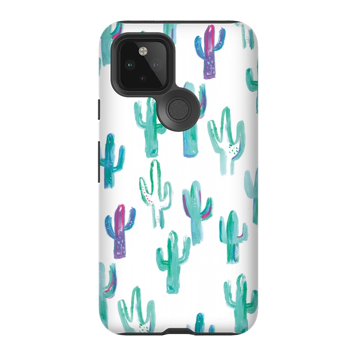 Pixel 5 StrongFit Mint cacti by lauradidthis
