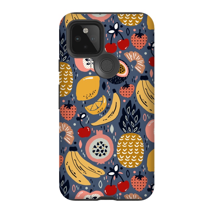Pixel 5 StrongFit Winter Funky Fruit  by Tigatiga