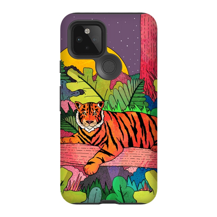 Pixel 5 StrongFit Spring Tiger by Steve Wade (Swade)
