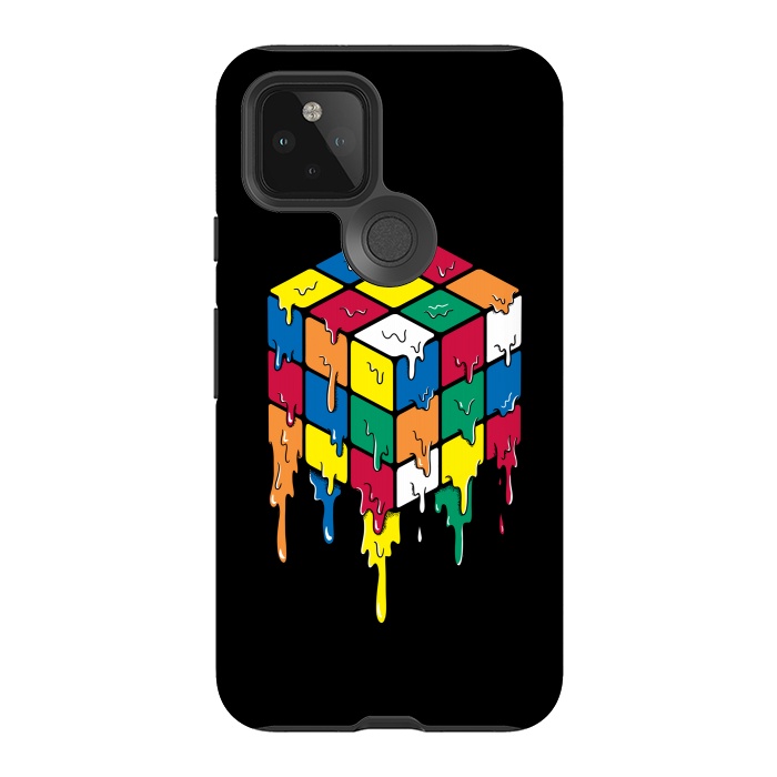 Pixel 5 StrongFit Rubiks Cube by Coffee Man