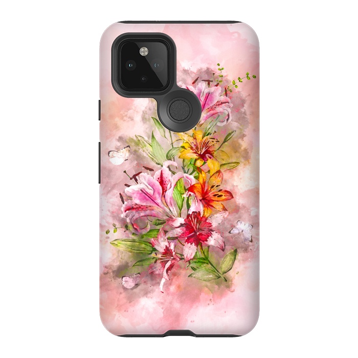 Pixel 5 StrongFit Lilies Bunch by Creativeaxle