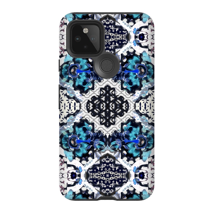 Pixel 5 StrongFit Oriental floral pattern by Oana 