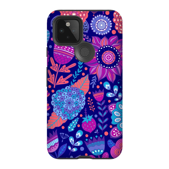 Pixel 5 StrongFit Spring In Purple And Blue by ArtsCase