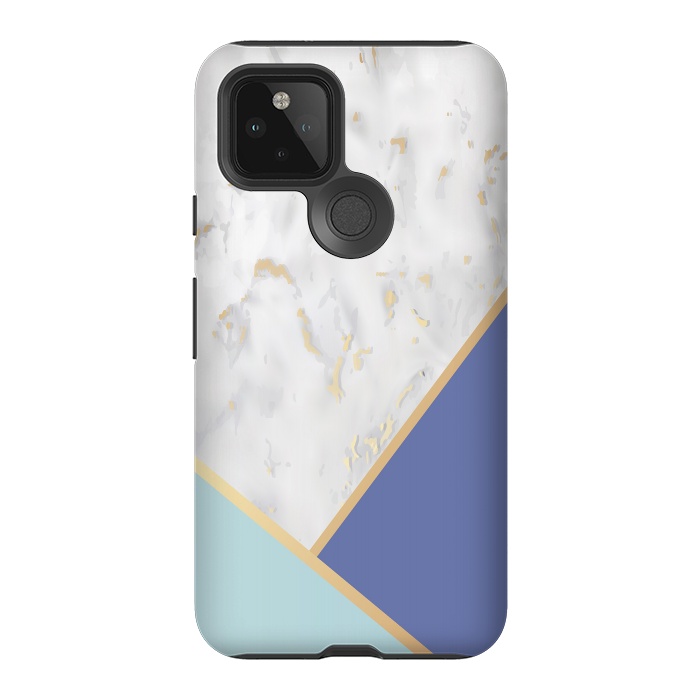 Pixel 5 StrongFit Marble Geometry 003  by ArtsCase