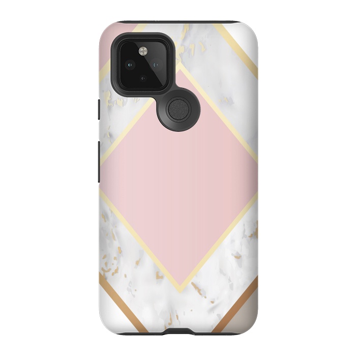 Pixel 5 StrongFit Marble Geometry Design by ArtsCase