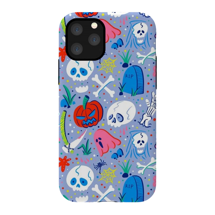 iPhone 11 Pro StrongFit Horror Pattern by Afif Quilimo