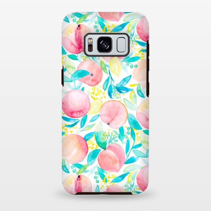 Galaxy S8 plus StrongFit Peachy Peach by gingerlique