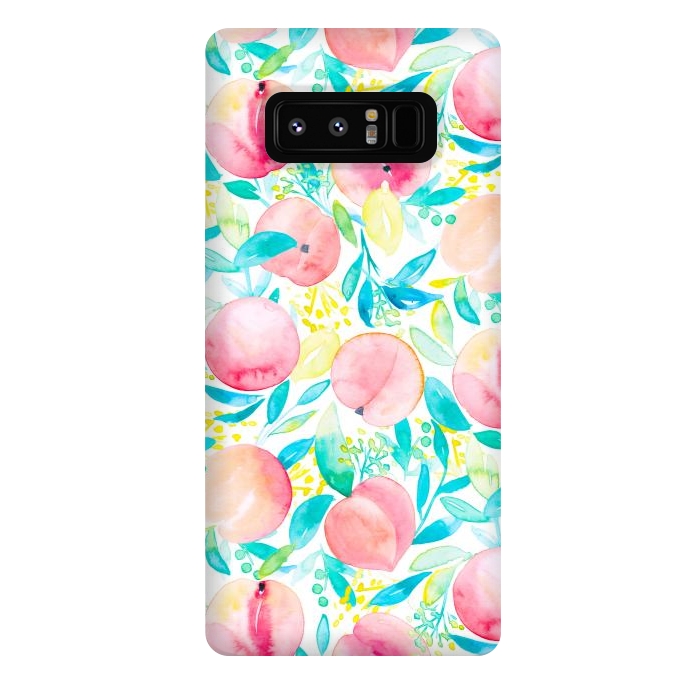 Galaxy Note 8 StrongFit Peachy Peach by gingerlique